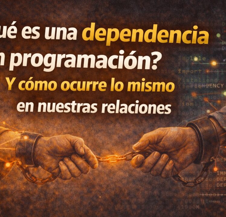 ¿Qué es una dependencia en programación? Y cómo ocurre lo mismo en nuestras relaciones