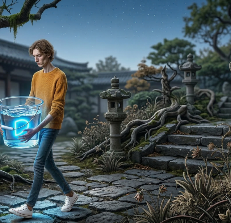 El cubo de agua: proteger tu paz en un mundo lleno de ruido