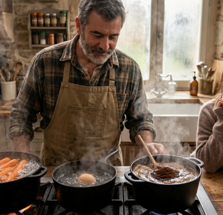 Que eres…¿La zanahoria, el huevo o el café?